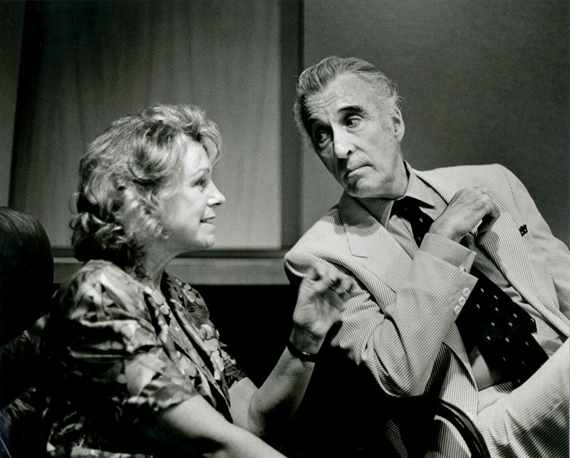 Valerie Masterson & Christopher Lee