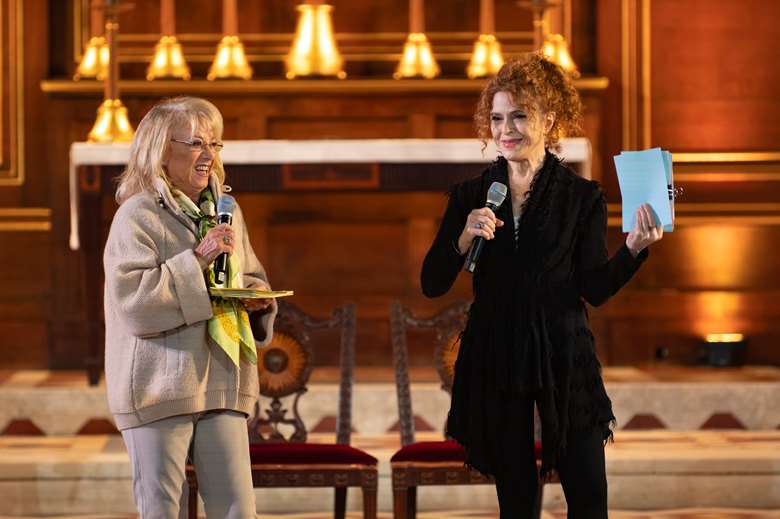 Elaine Paige and Bernadette Peters present West End Woofs (photo: Matt Crockett)