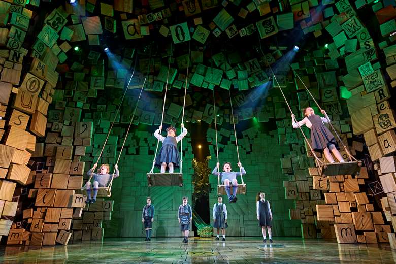 The RSC's Matilda The Musical at the Cambridge Theatre (photo by Manuel Harlan)