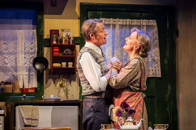 Hal Fowler (left) and Jenna Russell (right) (photo: Pamela Raith)