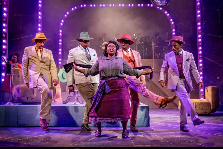 Karl Queensborough, Nathanael Campbell, Juliet Agnes, Ashley Samuel and Khalid Daley (Credit: Mark Senior)