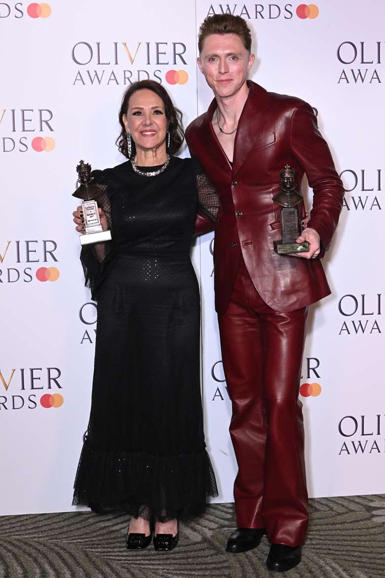 Winners: Dame Arlene Phillips with James Cousins (Credit: Joanne Davidson)