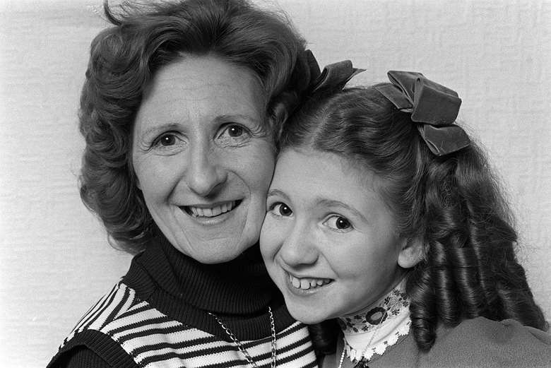 Babette Langford with her daughter Bonnie Langford (credit: Mirrorpix/Alamy)
